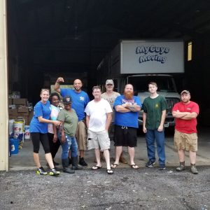 warehouse movers volunteers