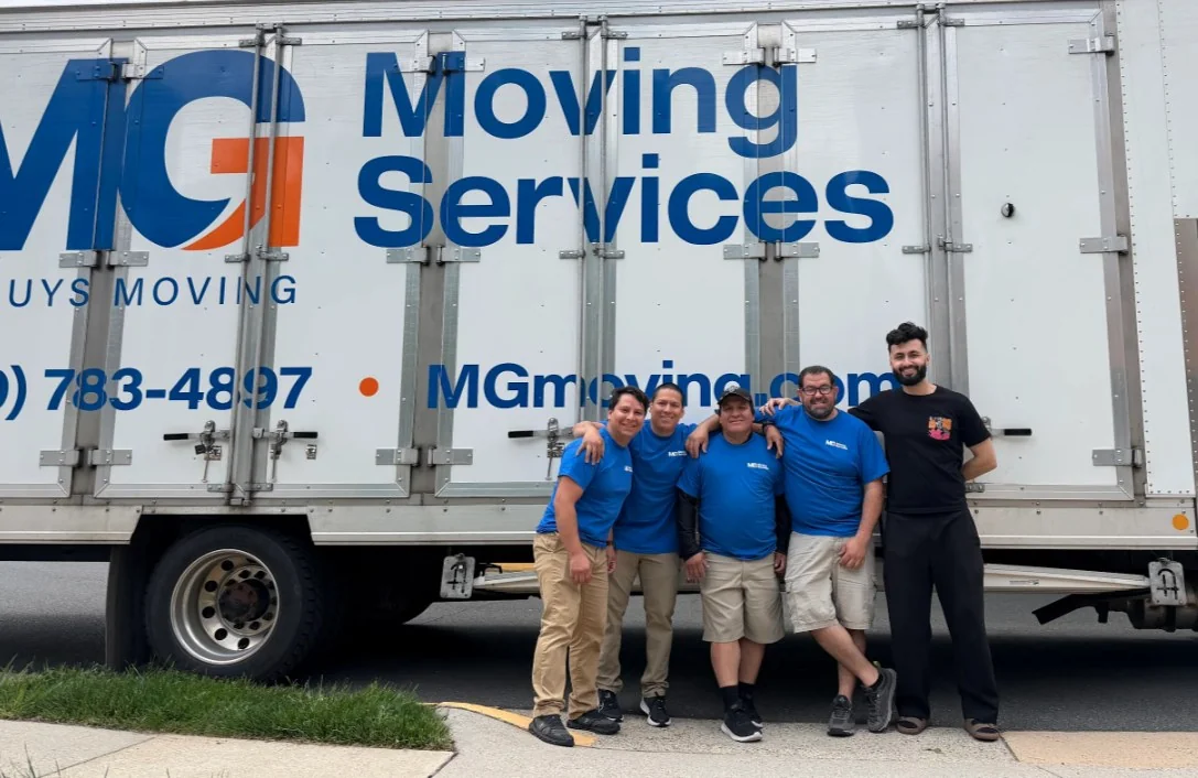 Mover carrying boxes